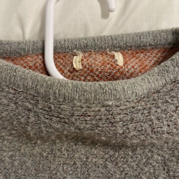 World Market Mock Neck Sweater Womens One Size Oversized Lagenlook Boho Artsy - Picture 6 of 8